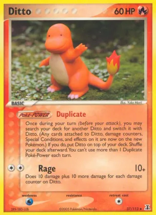 Ditto #37 · Delta Species Pokémon card