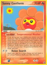 Sunny Castform · Delta Species Pokémon card