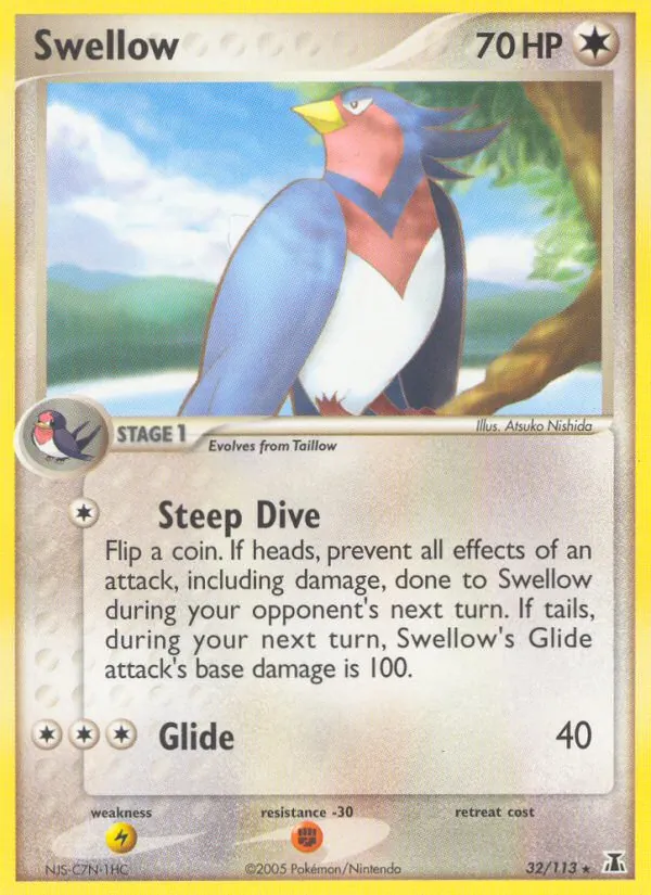 Swellow full card art