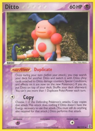 Ditto #38 · Delta Species Pokémon card