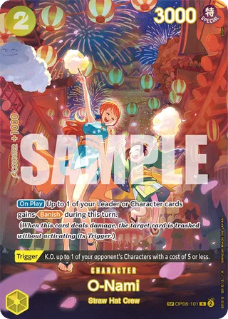 O-Nami (SP) #OP06-101-sp · 500 Years in the Future One Piece card