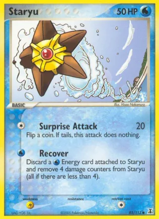 Staryu #85 · Delta Species Pokémon card