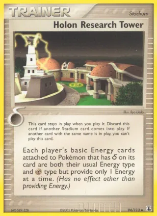 Holon Research Tower #94 · Delta Species Pokémon card