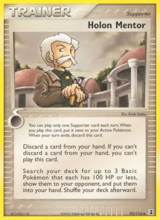 Holon Mentor #93 · Delta Species Pokémon card
