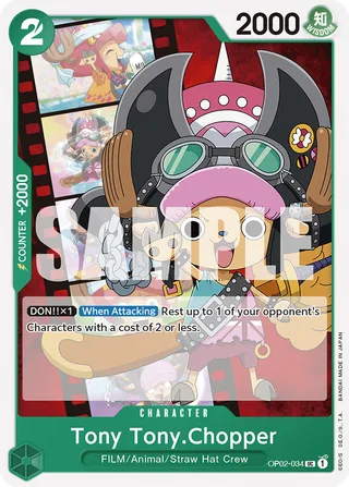 Tony Tony.Chopper (Store Championship 2023 Participation Pack Vol.1) #OP02-034-store-championship-2023-participation-pack-vol-1 · One Piece Promotion Cards One Piece card