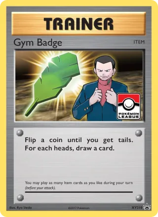 Gym Badge #XY210 · XY Black Star Promos Pokémon card