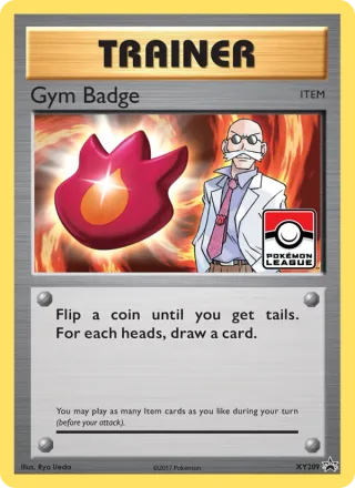 Gym Badge #XY209 · XY Black Star Promos Pokémon card