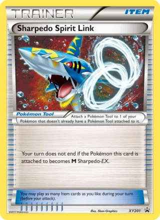 Sharpedo Spirit Link #XY201 · XY Black Star Promos Pokémon card