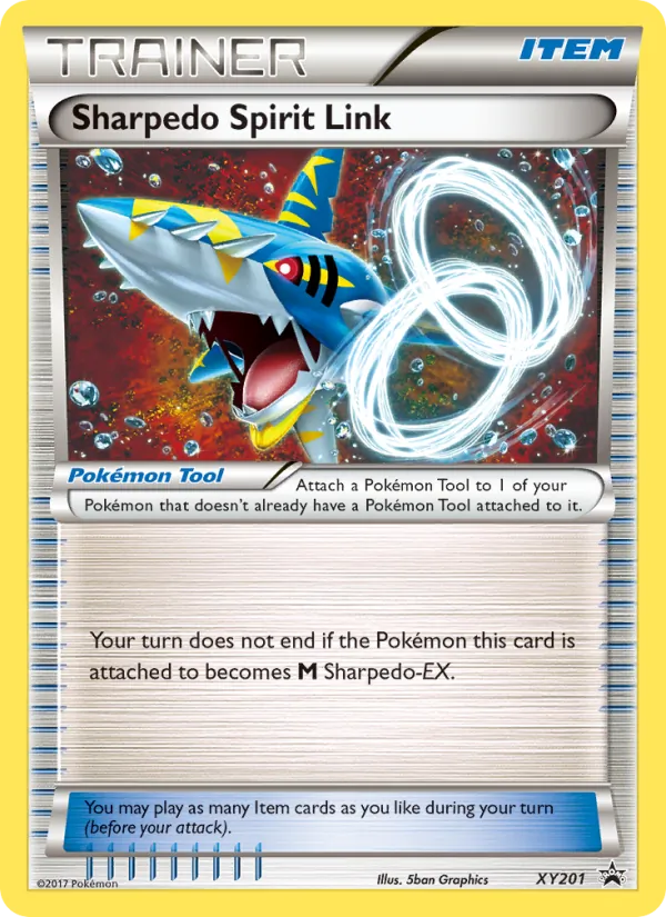 Sharpedo Spirit Link full card art