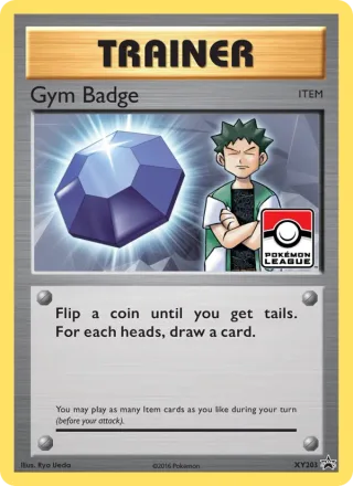 Gym Badge #XY203 · XY Black Star Promos Pokémon card