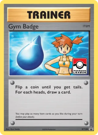 Gym Badge #XY204 · XY Black Star Promos Pokémon card