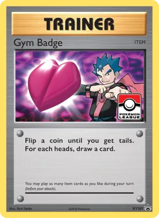 Gym Badge #XY207 · XY Black Star Promos Pokémon card