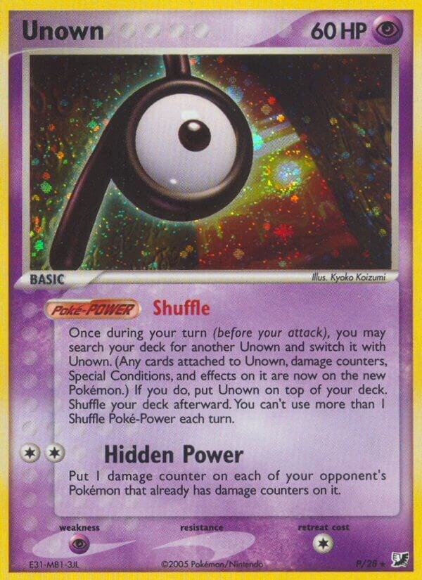 Unown (P) full card art