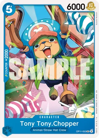 Tony Tony.Chopper #OP11-053 · A Fist of Divine Speed Release Event Cards One Piece card