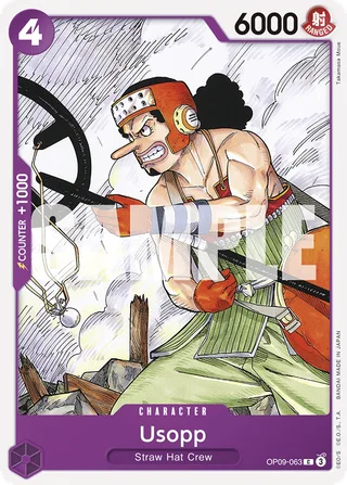 Usopp #OP09-063 · Emperors in the New World One Piece card