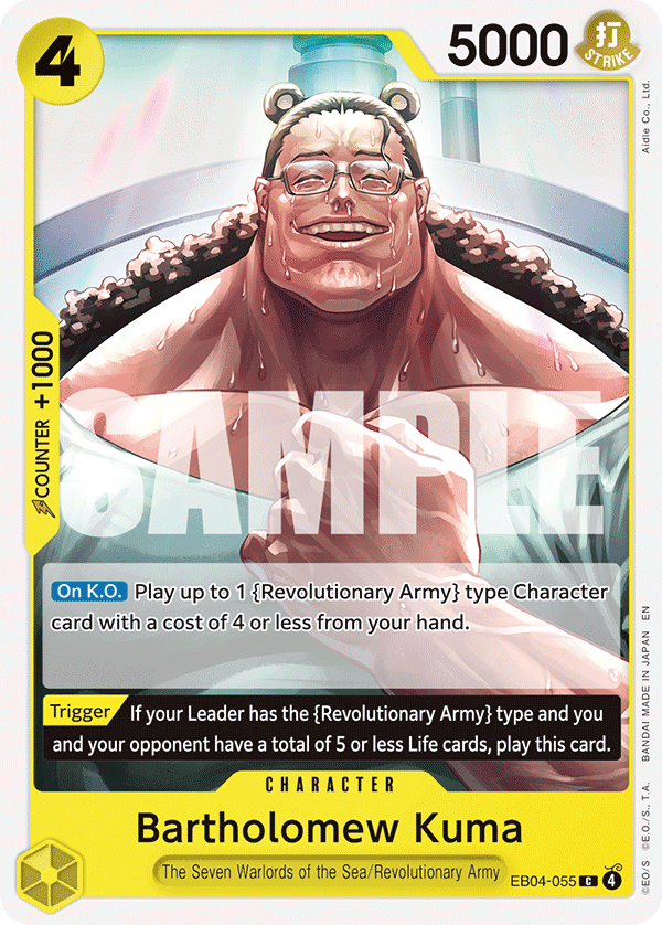 Bartholomew Kuma full card art