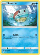 Squirtle · Unbroken Bonds Pokémon card