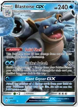 Blastoise GX · Unbroken Bonds Pokémon card