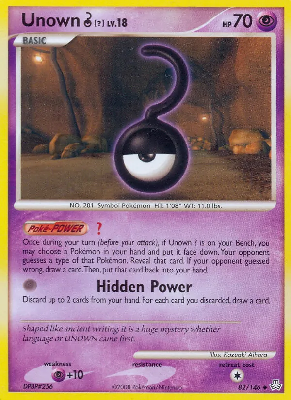 Unown ? full card art