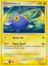 Chinchou · Legends Awakened Pokémon card