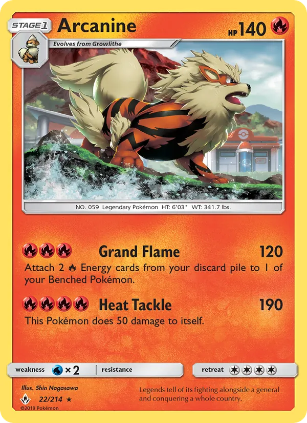 Arcanine full card art