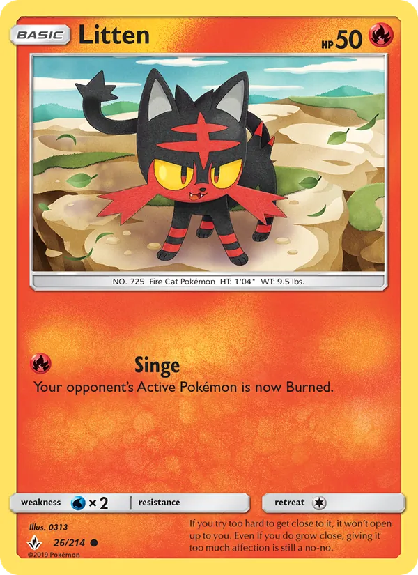 Litten full card art