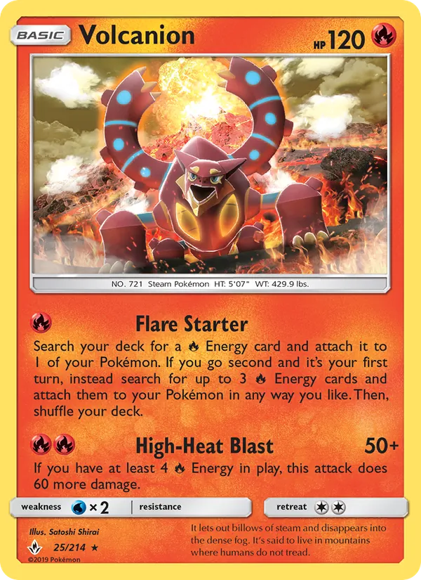 Volcanion full card art