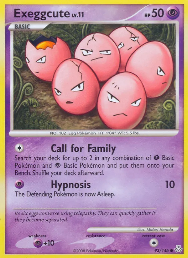 Exeggcute full card art