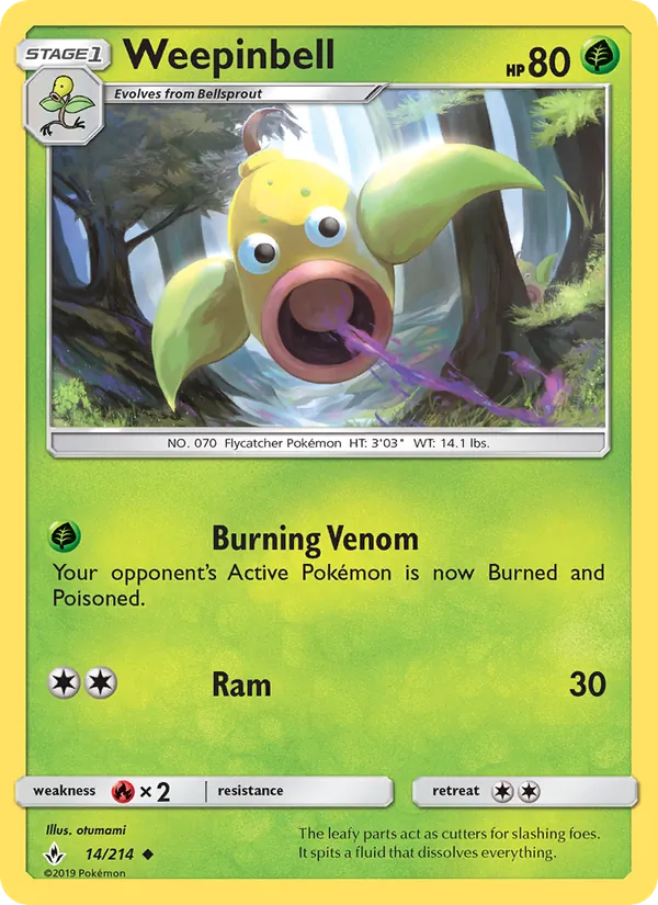 Weepinbell full card art