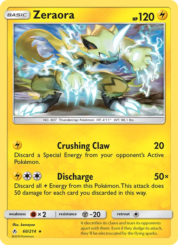 Zeraora full card art