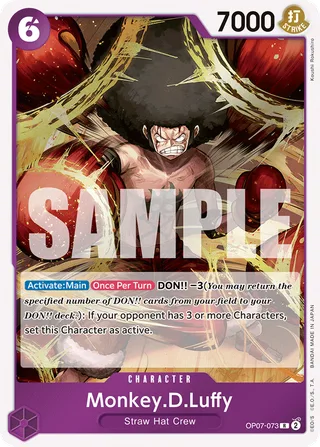 Monkey.D.Luffy #OP07-073 · 500 Years in the Future One Piece card