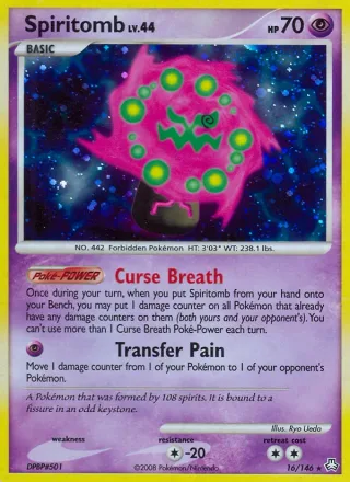 Spiritomb #16 · Legends Awakened Pokémon card