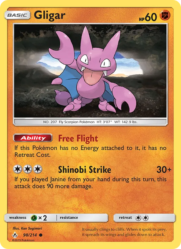Gligar full card art