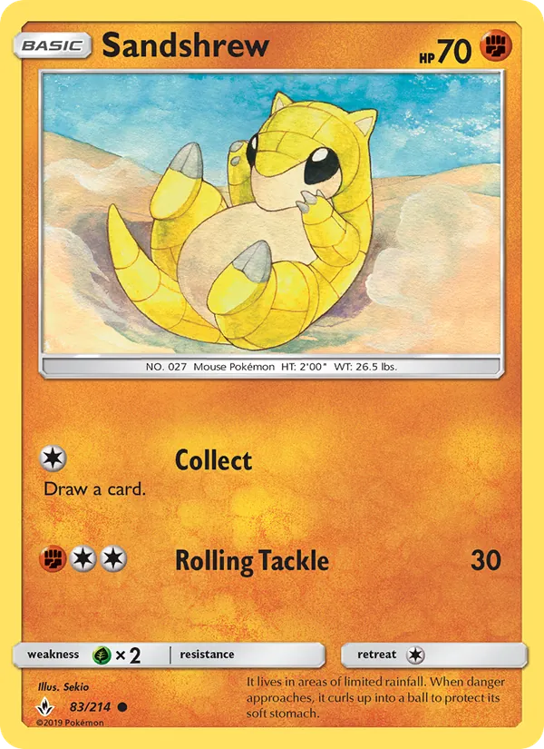 Sandshrew full card art