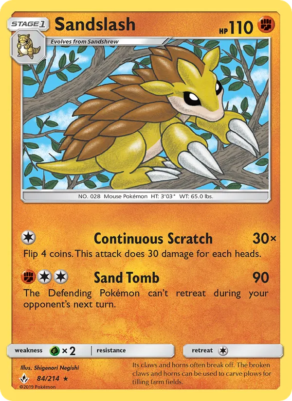 Sandslash full card art
