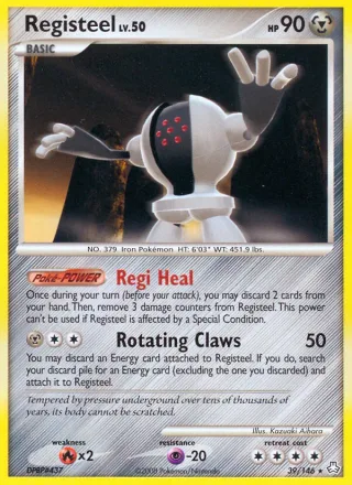 Registeel #39 · Legends Awakened Pokémon card