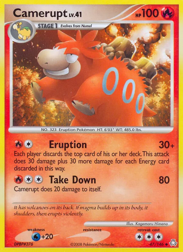 Camerupt full card art