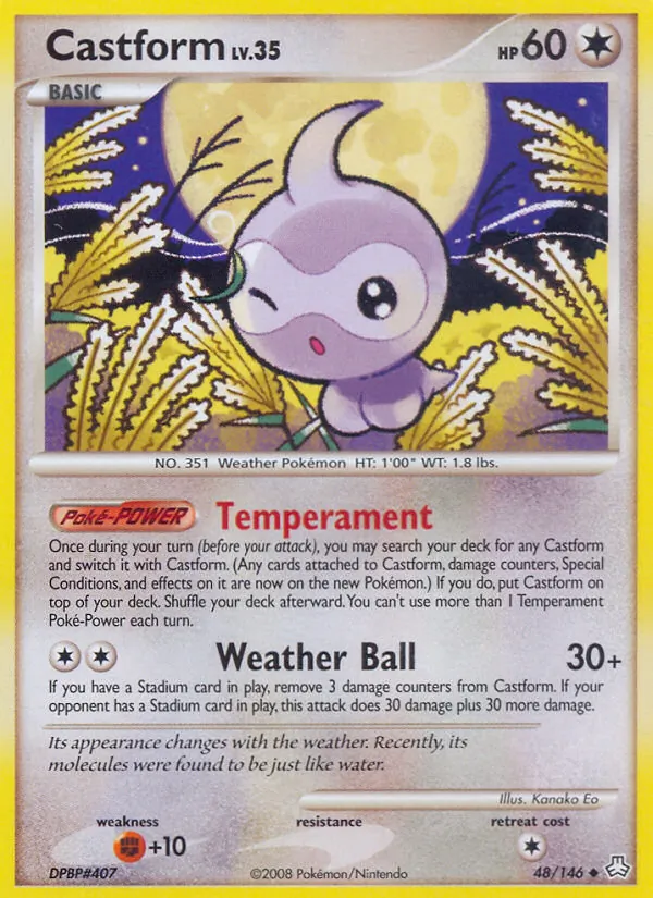 Castform full card art