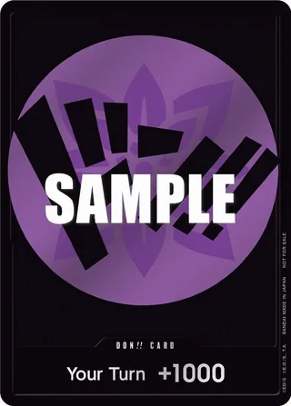 DON!! Card (Purple) #don-card-purple · One Piece Promotion Cards One Piece card