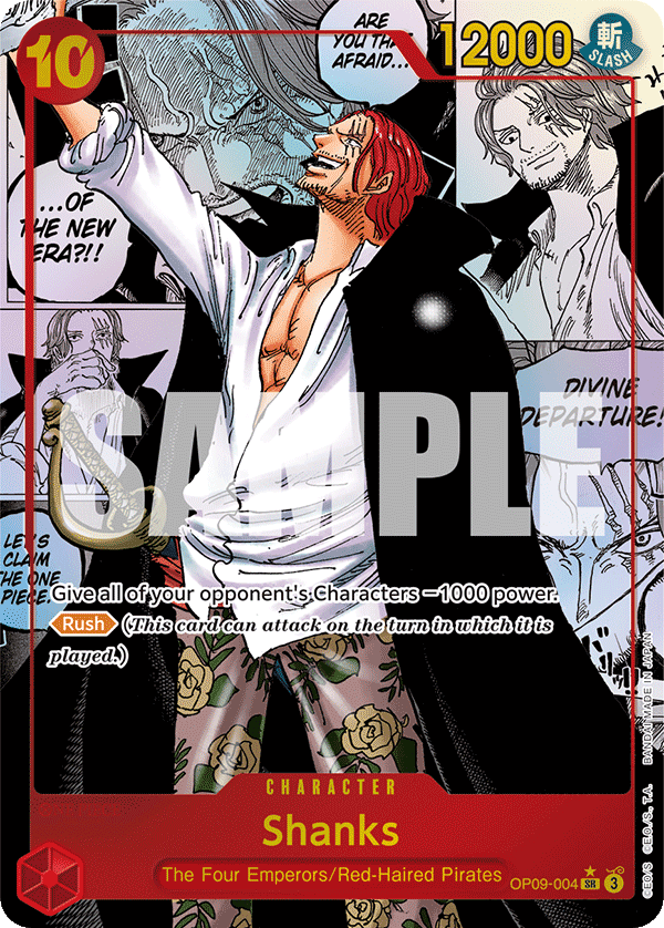 Shanks (Manga) full card art