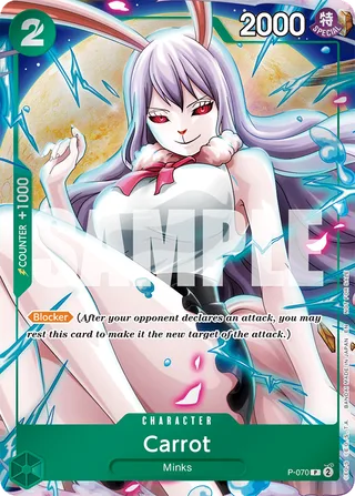Carrot (Event Pack Vol. 6) #P-070-event-pack-vol-6 · One Piece Promotion Cards One Piece card