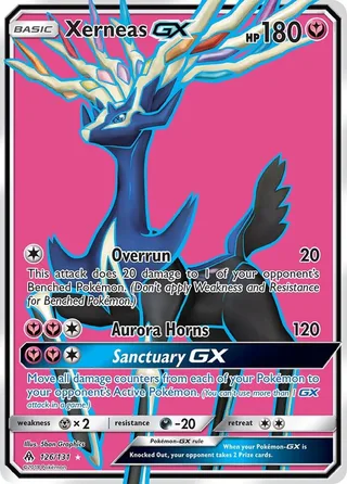 Xerneas GX #126 · Forbidden Light Pokémon card
