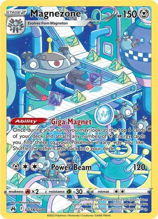 Magnezone #GG18 · Crown Zenith Galarian Gallery Pokémon card