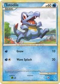 Totodile full card art
