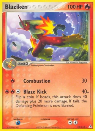 Blaziken #20 · Holon Phantoms Pokémon card