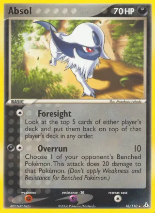 Absol #18 · Holon Phantoms Pokémon card