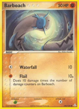 Barboach #60 · Holon Phantoms Pokémon card