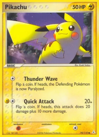 Pikachu #78 · Holon Phantoms Pokémon card