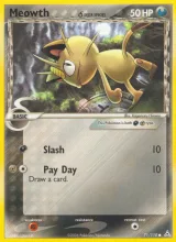 Meowth δ · Holon Phantoms Pokémon card