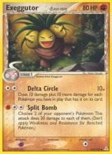 Exeggutor δ · Holon Phantoms Pokémon card